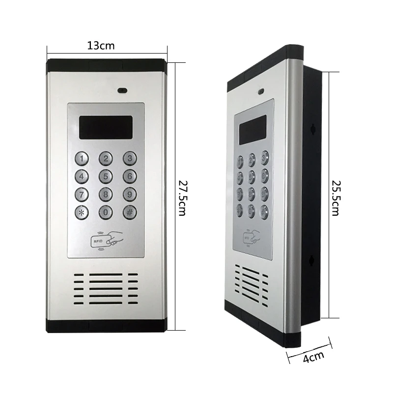 3G GSM Apartment Intercom Access Control System Support to Open Door by Phone Call RFID SMS Command Remote Control Gate Opener_F8