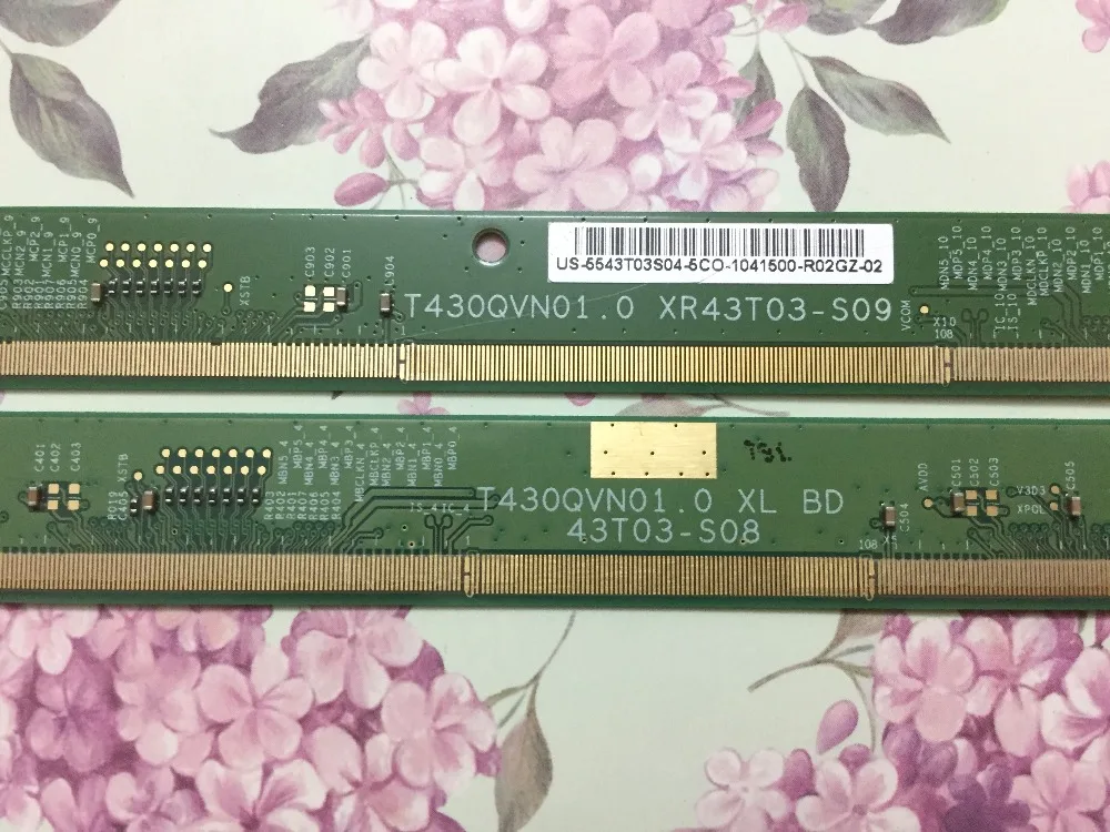 

T430QVN01.0 XL/XR 43T03-S08 43T03-S09 LCD PCB Parts