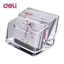 Glosen Business Card Holder Single/double/three layer business exhibition acrylic Transparent storage box Thick simple fashion