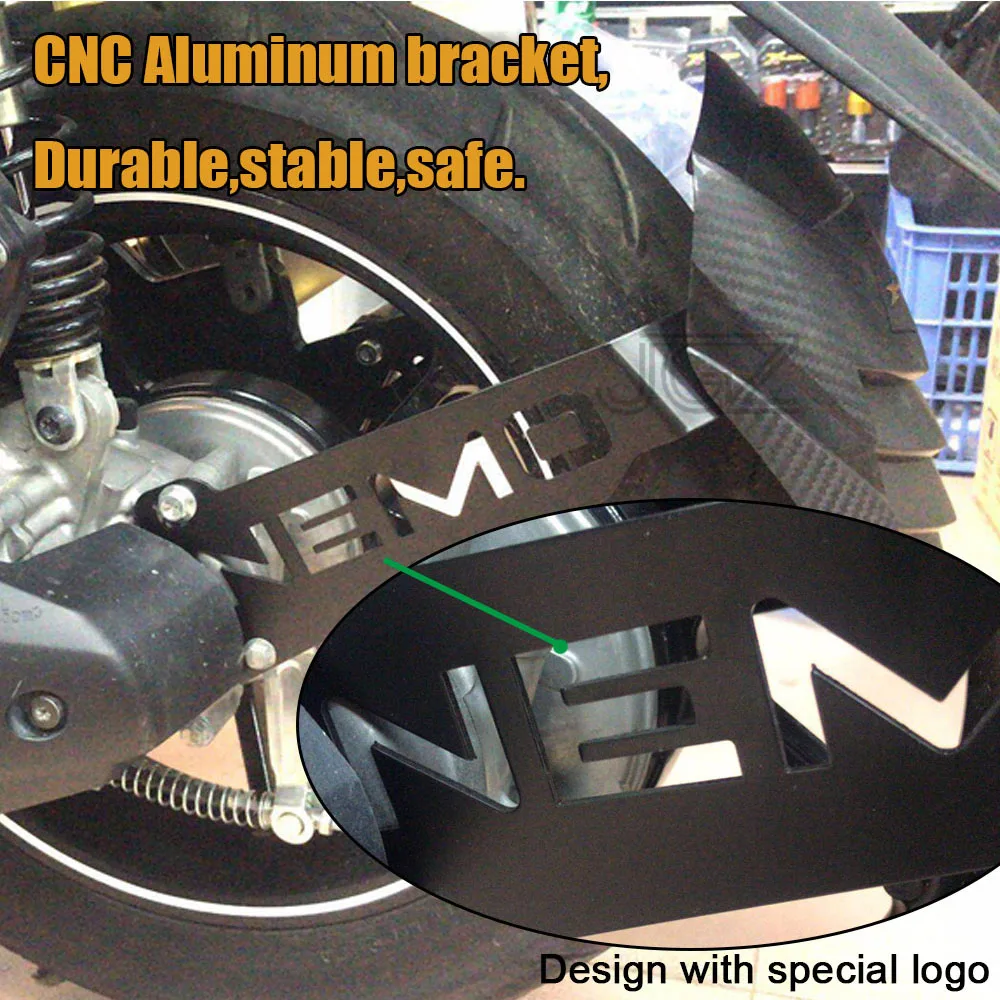 Для YAMAHA AEROX NVX155 мотоциклетные алюминиевые ABS задние брызговики крыло колеса шины брызговики крышка протектор Аксессуары