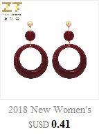 Новое поступление, популярные женские модные деревянные серьги своими руками, Длинные массивные круглые серьги-капли с металлическим стержнем для женщин, ювелирные изделия