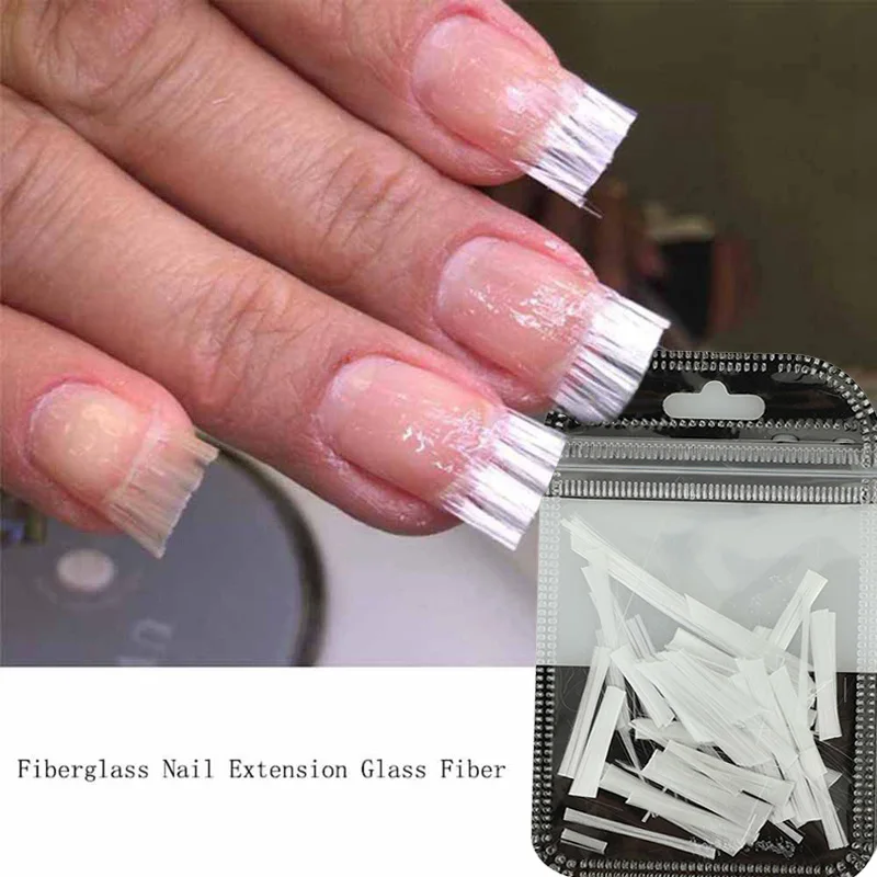 

1 Pack 3cm Fiber Glass Silk Wrap Nail Forms For Nail Art Fast Extension Building Acrylic Tips Fibernails Manicure Salon Tools