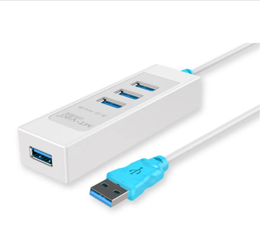 Высокое качество MT-VIKI USB3.0 HUB 3,0 4 Порты с Мощность зарядки Порты и разъёмы и переключатель несколько USB разветвитель Порты и разъёмы a Панель