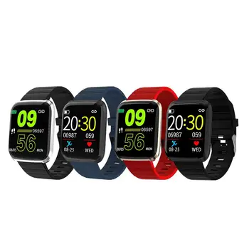 

116Pro Fitness Tracker Sports Smart Watch Heart Rate Blood Pressure Monitor Smart Bracelet Long Standby IP67 Alarm Clock Watches