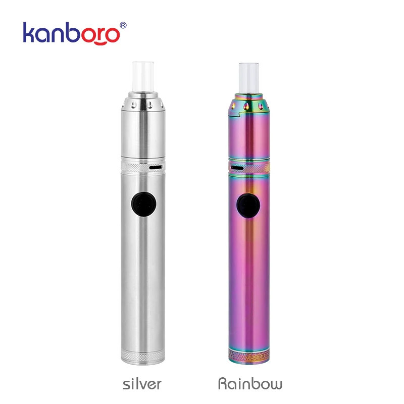 

Kanborotech Mirage Portable Pocket Wax Oil Vaporizer Airflow Control Dab Pen Dual Coil E Cig Vapor Electronic Cigarette 650mAh