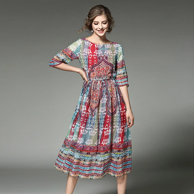 trendy long dresses 2018