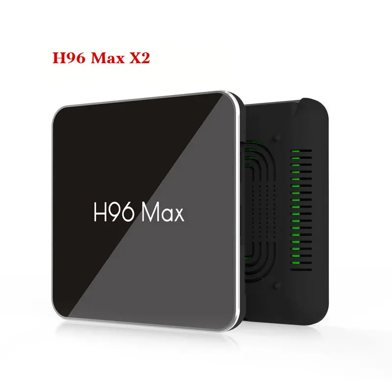 H96 MAX X2 Amlogic S905X2 четырехъядерный Смарт ТВ приставка 2,4g+ 5,8g двойной WiFi Android 8,1 ТВ приставка 4 Гб ram 64 Гб/32 ГБ rom телеприставка