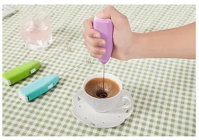 Модный мини-Электрический ручной взбиватель для яиц кофе молочный коктейль миксер Торт Инструменты