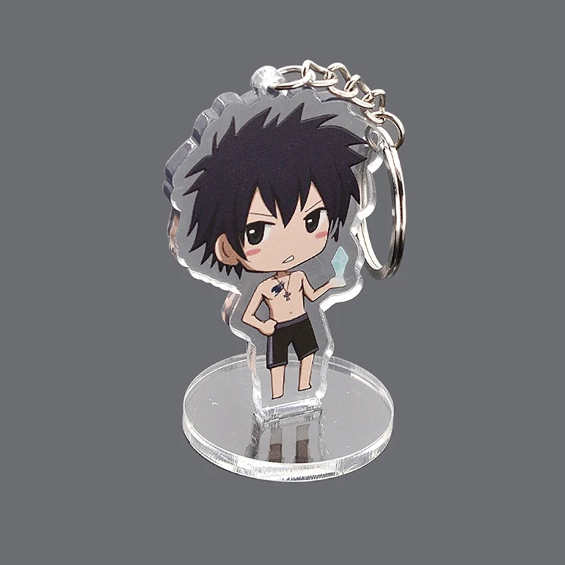 

1pc Personalized Clear Border 7cm high Acrylic Anime Charm Custom Stand With Any Design