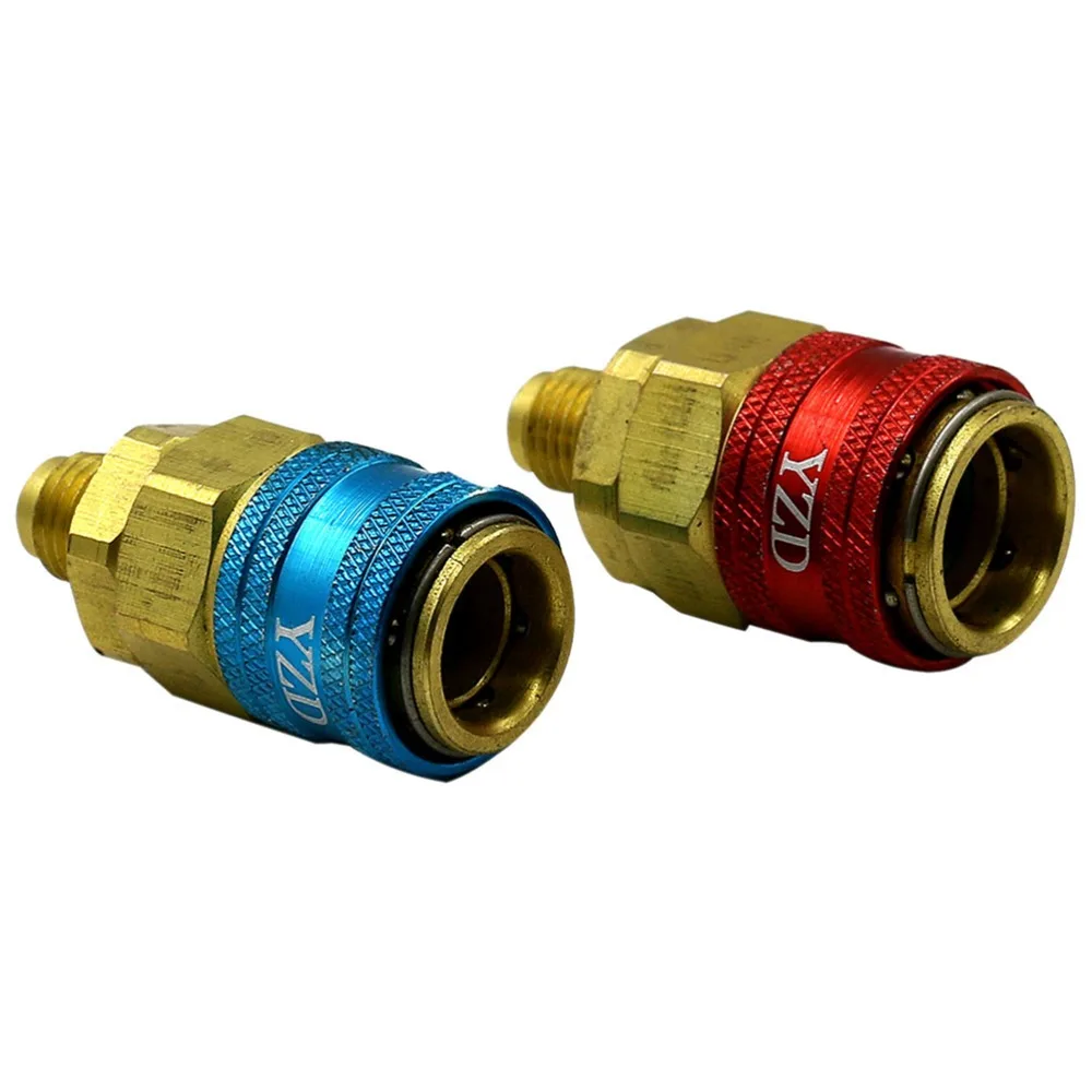 2 шт./лот 1/4SAE R134A QC 12 L/H быстроразъемный соединитель для автомобильного