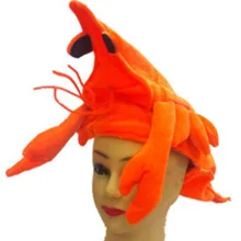 Новые Плюшевые Вязаные хлопковые шапки с изображением животных, акулы, омаров, осьминога, рыбка Немо, теплая шапка для косплея на Хэллоуин, вечерние детские шапки для взрослых, шапочки