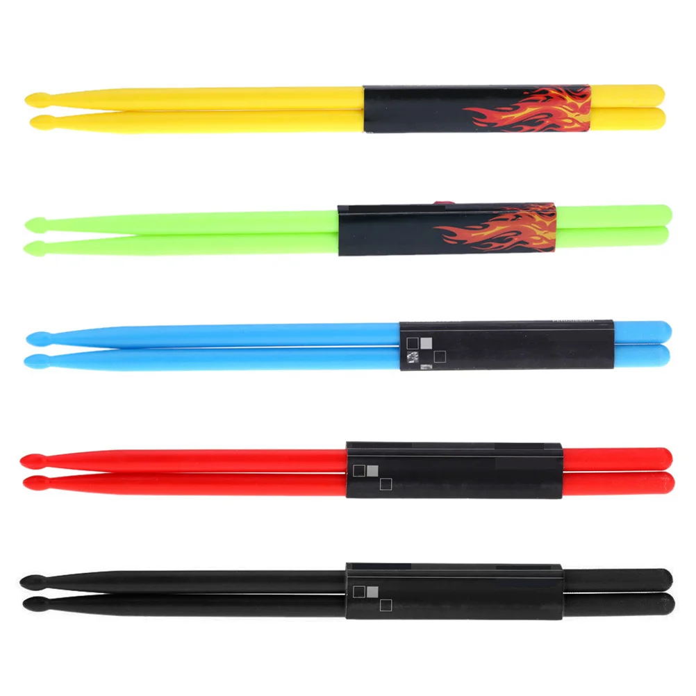 1 Pair of 5A Drumsticks Stick Nylon for Drum Lightweight for Drummer Durable