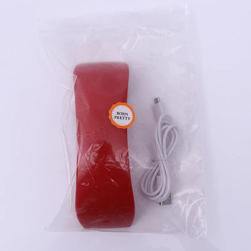9 Вт 12 Вт Светодиодный УФ-лампа для сушки ногтей USB телефон форма черный красный УФ-гель для маникюра быстрая сушилка для маникюра оборудование для дизайна ногтей