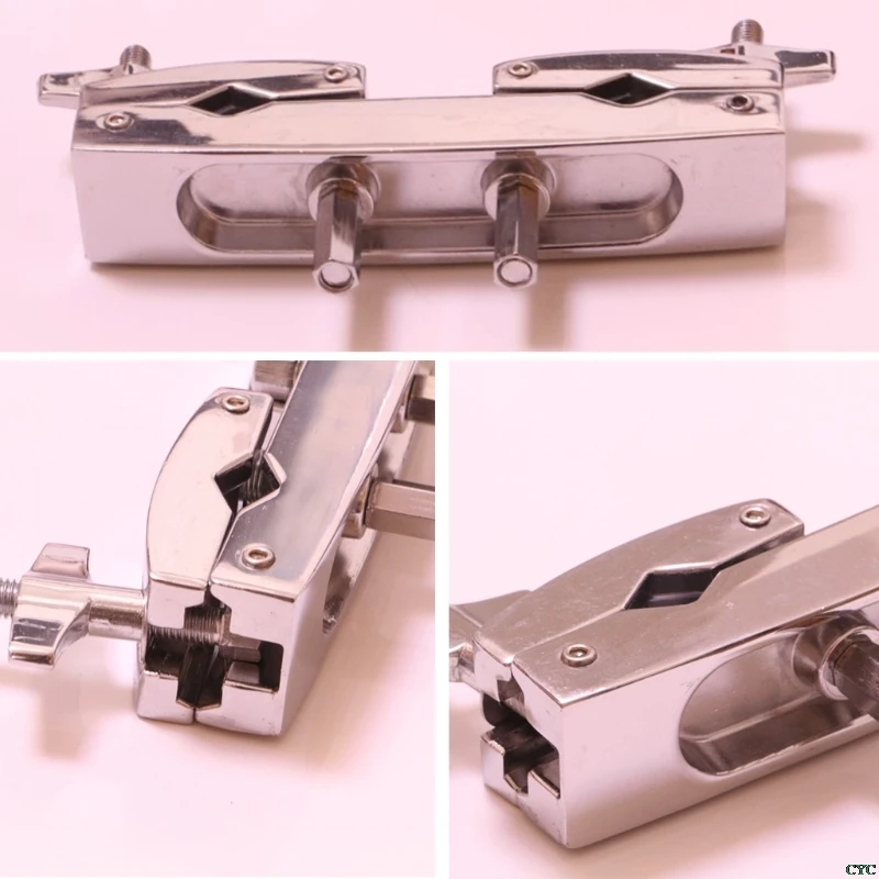

Metal Connecting Clamp Holder Bracket Percussion Drum Set for Cowbell Accessory