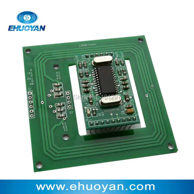 Модуль чтения Rfid 13 56 МГц UART 3 5 в YHY502CG/антенна YHY1356T + SDK 2 бирки|13.56mhz rfid reader writer|rfid