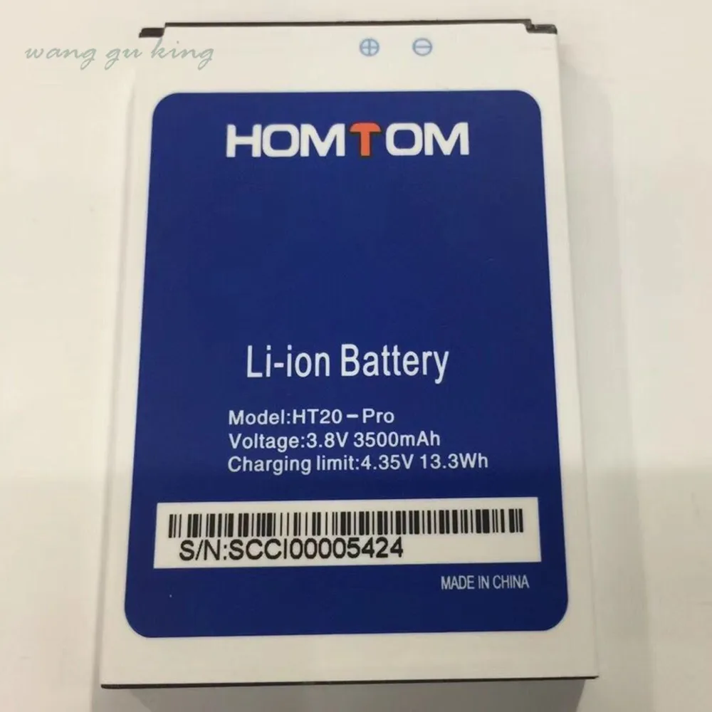 100% оригинальные новые 3 8 В 3500 мАч для HOMTOM HT20 Pro батареи Batterie Baterij Аккумуляторы