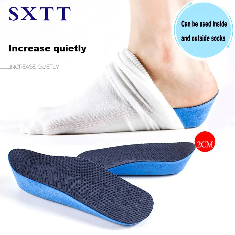 

SXTT Unisex height increase Orthopedic insoles Half Insole Pad Height Cushion Taller Male Female Footwear Shoes arch support