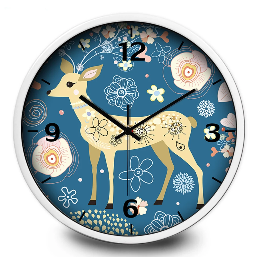 

Art Creative Wall Clock Modern Design Retro Wooden Wall Clock Living Room Silent Relogio Parede Turntable Needles Clocks 40C379