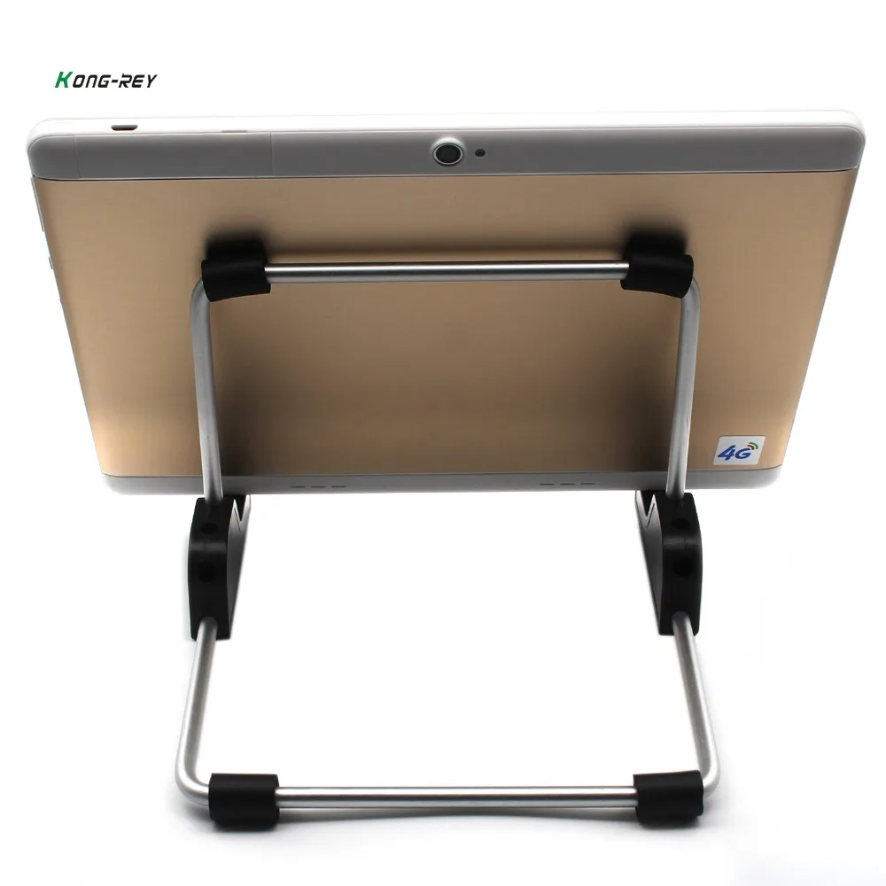 

Universal Folding Tablet Table Stand Large Phone Holder Stand Adjustable Mounting Bracket for iPad Mobile Tablet 6-12 Inch