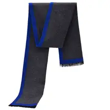 New Striped Business Scarfs Men Winter Thick Cashmere Scarf Luxury Brand font b Tartan b font