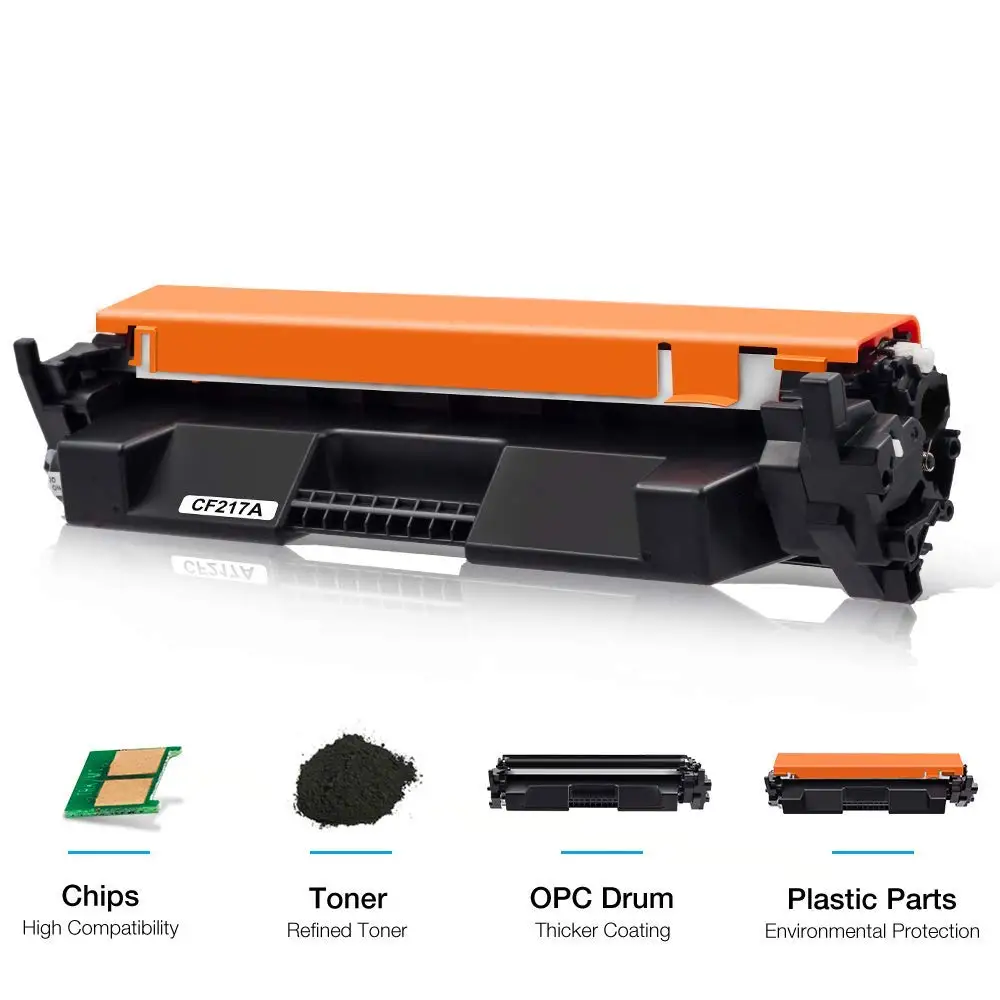 1 Тонер совместимый с HP 17A CF217A тонер картридж для Laserjet Pro M102w M130fw M130fn M130nw M102a M130a