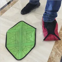 2 пара/лот Handsfree автоматический шаг носок бахилы прочный многоразовый пылезащитный чехол пол ковер протектор обуви Органайзеры
