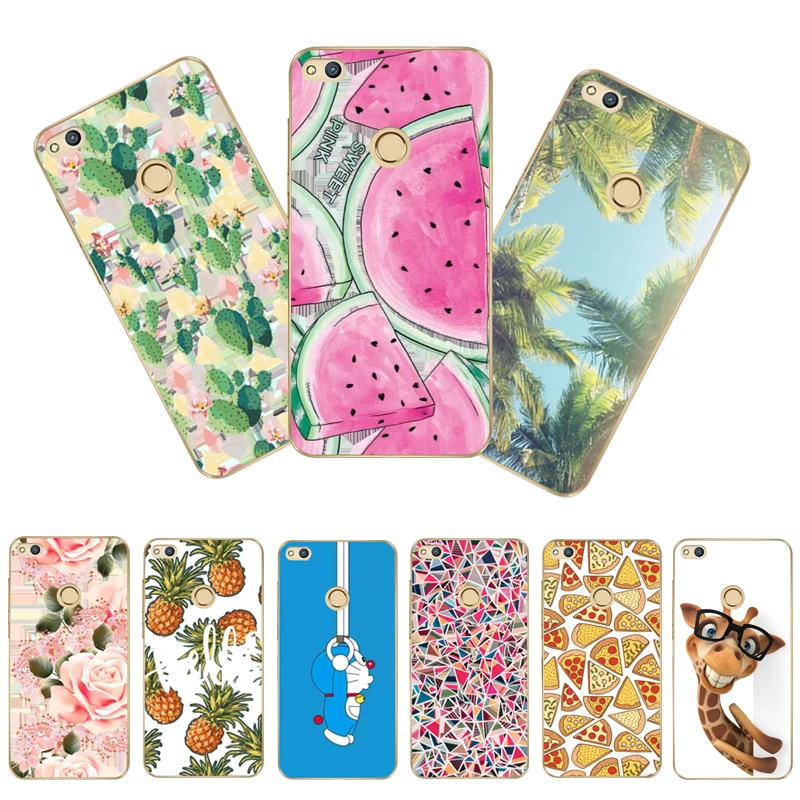 

For Huawei Honor P8 Lite 2017 Phone Case Soft Silicone Cover For Huawei Honor P8 Lite TPU Back Case Protector