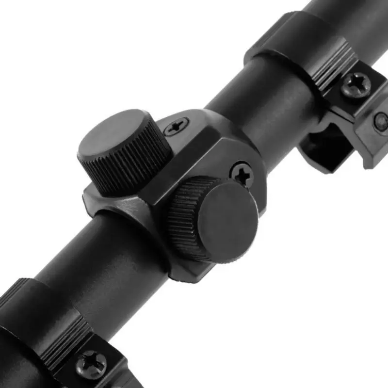 في الهواء الطلق 1 قطعة 4x20 مللي متر يتصاعد الصيد الهواء تلسكوبي نطاق مشاهد قناص يتصاعد Riflescopes