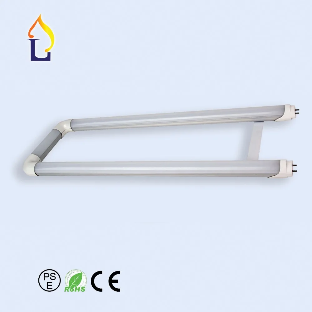 

10pcs/lot T8 LED U-shaped Tube Light 2ft 20W G13 SMD2835 28LM/led replacement fluorescent lighting Led tube lamp AC85-265V