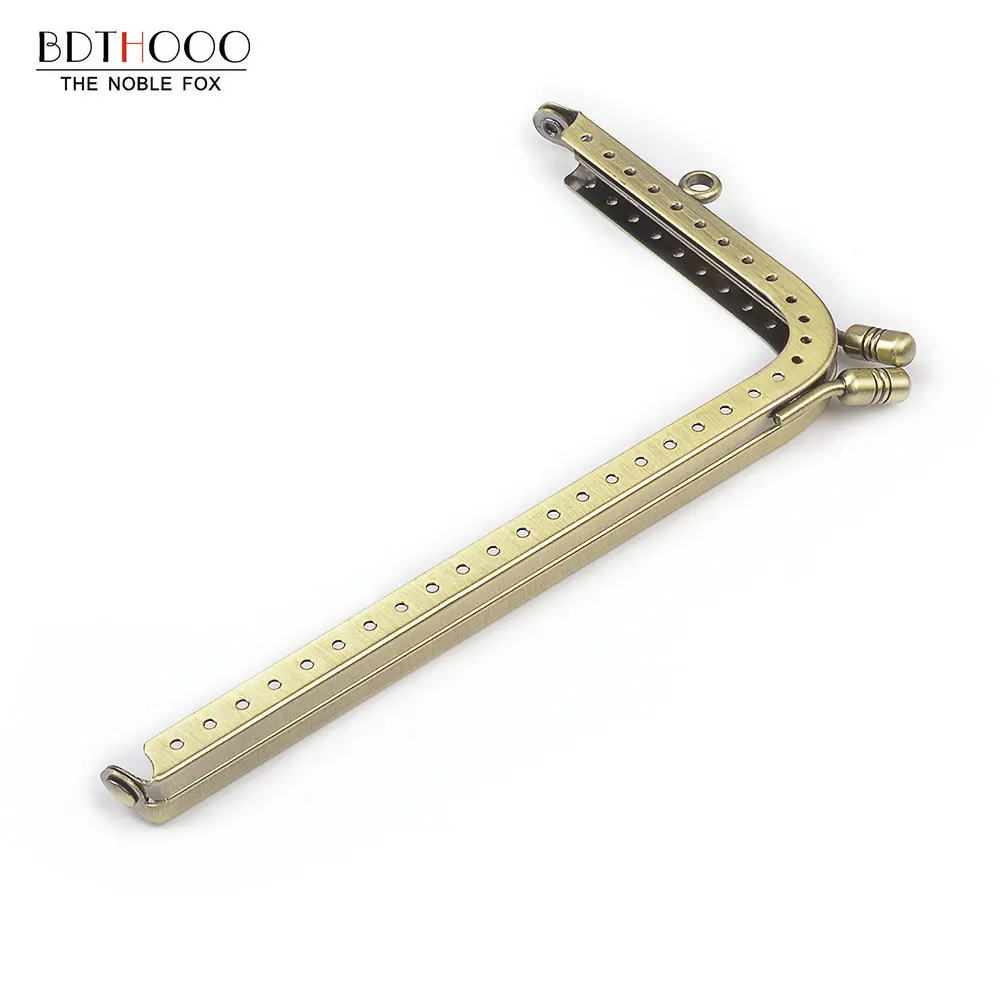 15*8cm Metal Purse Frame Handle for Clutch Bag Handbag Accessories Making Kiss Clasp Lock Antique Bronze Tone Bags Hardware