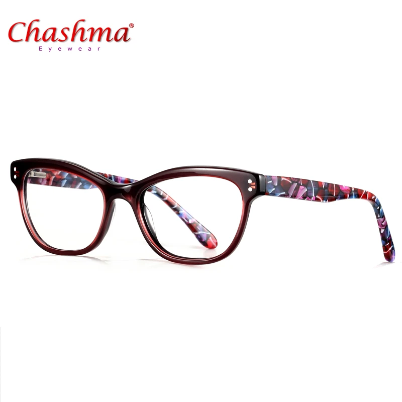 Брендовые дизайнерские оправы для очков CHASHMA ацетатные женские очки женская
