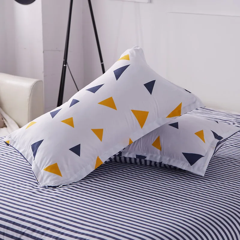 

Luxury pillow case reactive prints bedding set