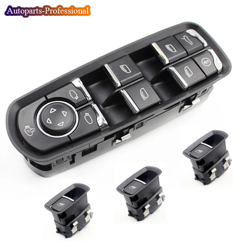 

New car accessories 7PP959855C 7PP959858MDML Electric Power Window Control Switch For Porsche Panamera Cayenne