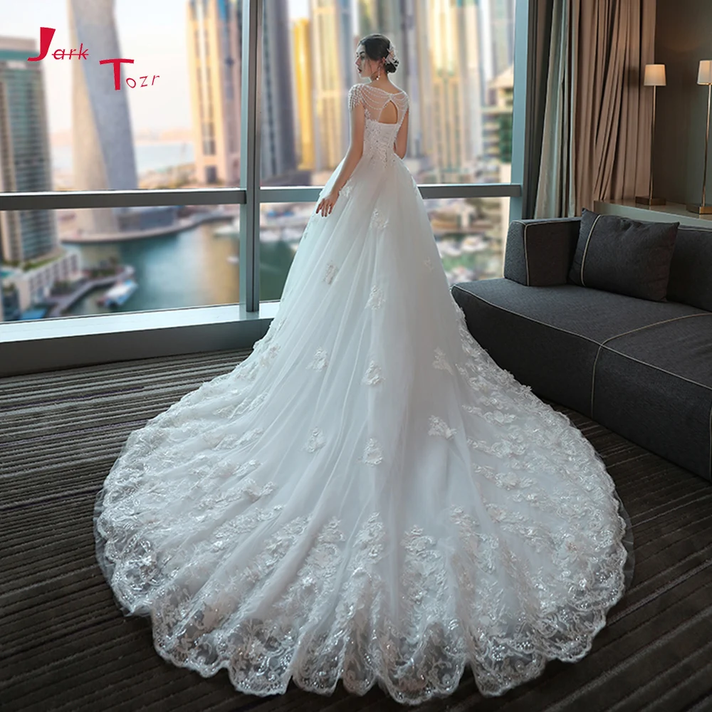 Robe De Mariee/Новое поступление 2019 года свадебное кружевное китайское платье