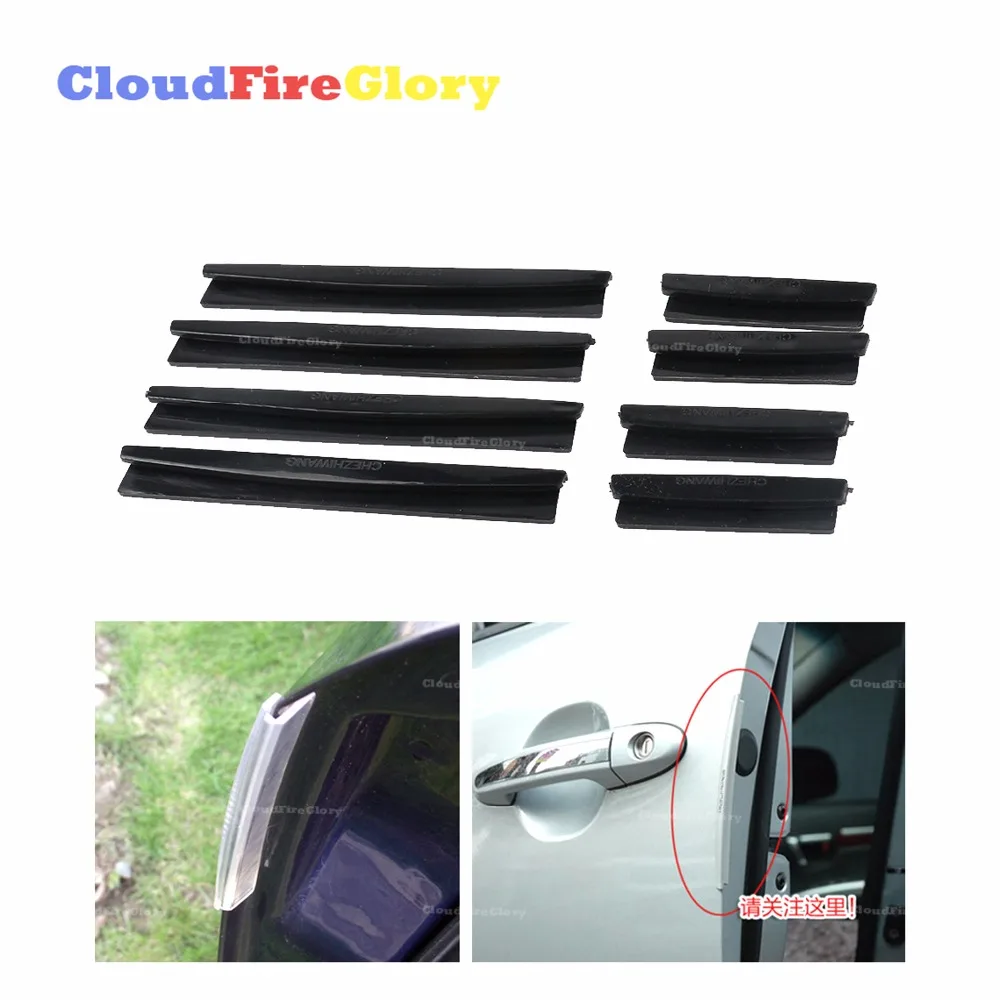 CloudFireGlory 8Pcs Auto Car Accessories Door Edge Guard Strip Scratch