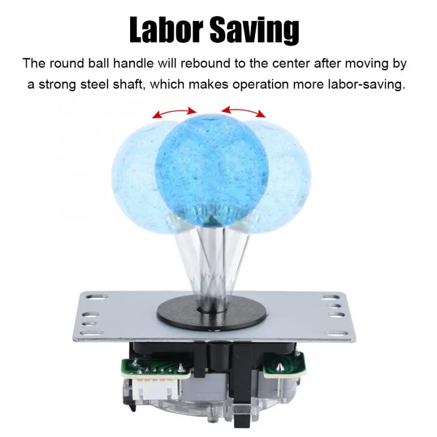 

phone joystick mini arcade Flexible Arcade Joy Stick Comfortable Grip 500 Thousand Switching Micro Switch Fight Stick joystick