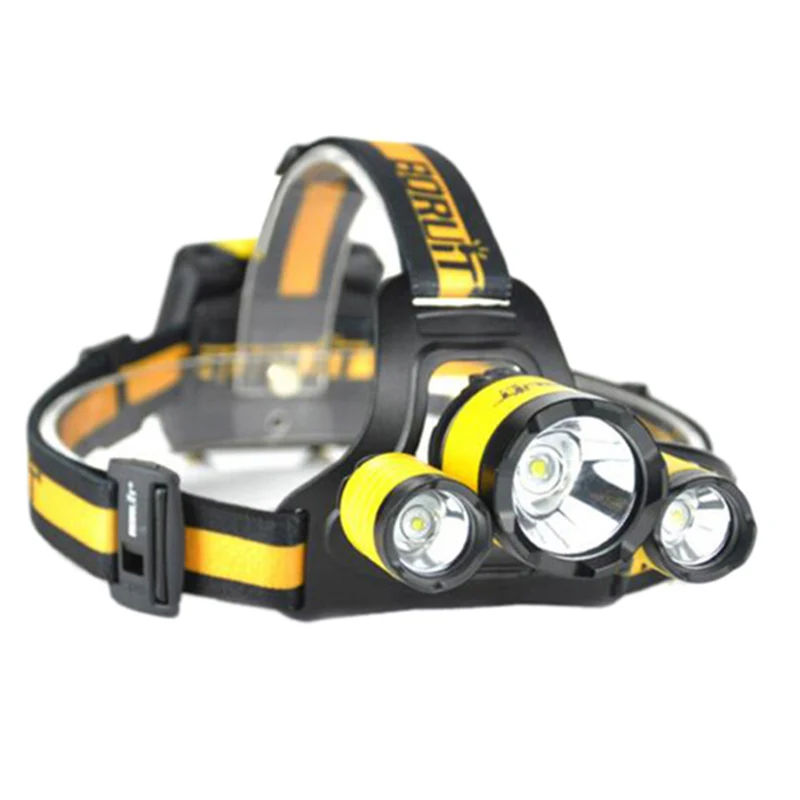 

BORUIT B17 LED Headlamps Camping Headlight L2+2R5 Sports Fishing Head Lamp Head Flashlight Lights For AA Battery (Not included)
