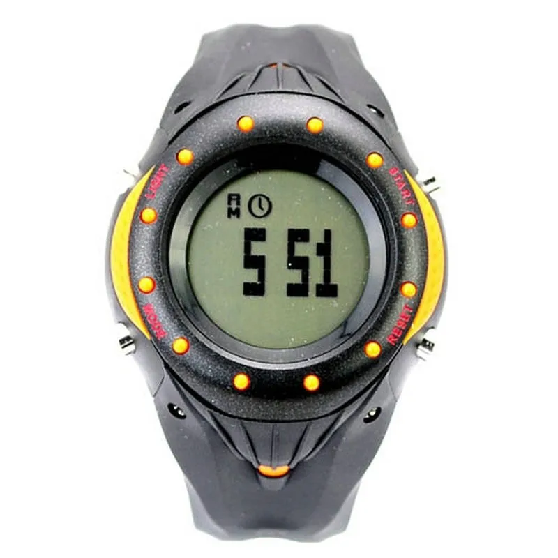 Reloj Hombre 2016 Chest Strap Pedometer Calories Heart Rate Watch with LCD Monitor Distance Measure Clock