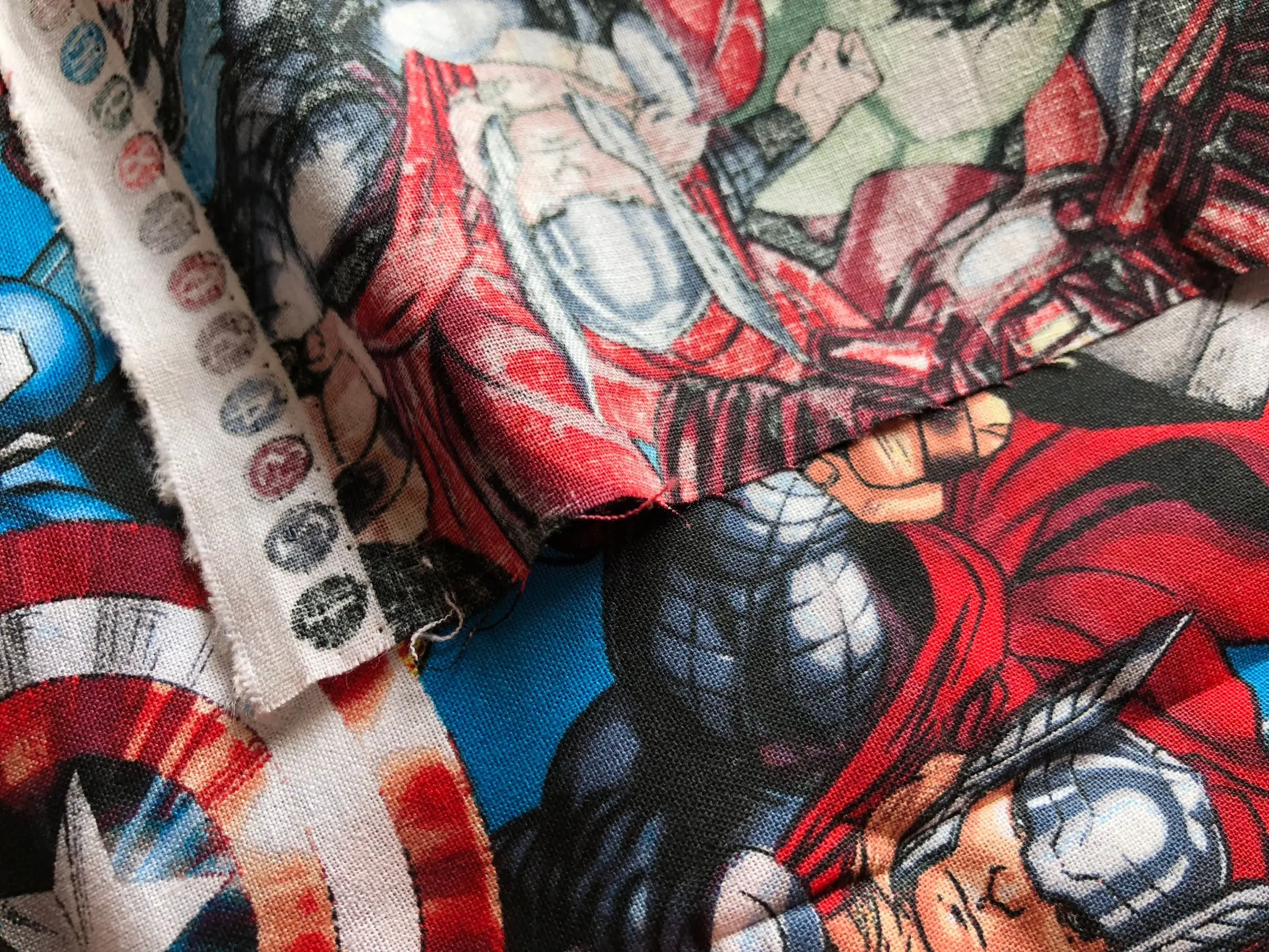 

1 yard Cotton lovely hero comic DIY fabric width 110cm