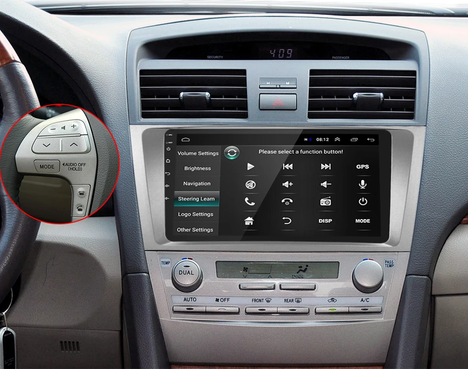Sale Jansite 9" Car Multimedia Player for Camry 2007 2008 2009 2010 2011 TOYOTA IPS Car Radio 4G Android WIFI Navigation Bluetooth 17