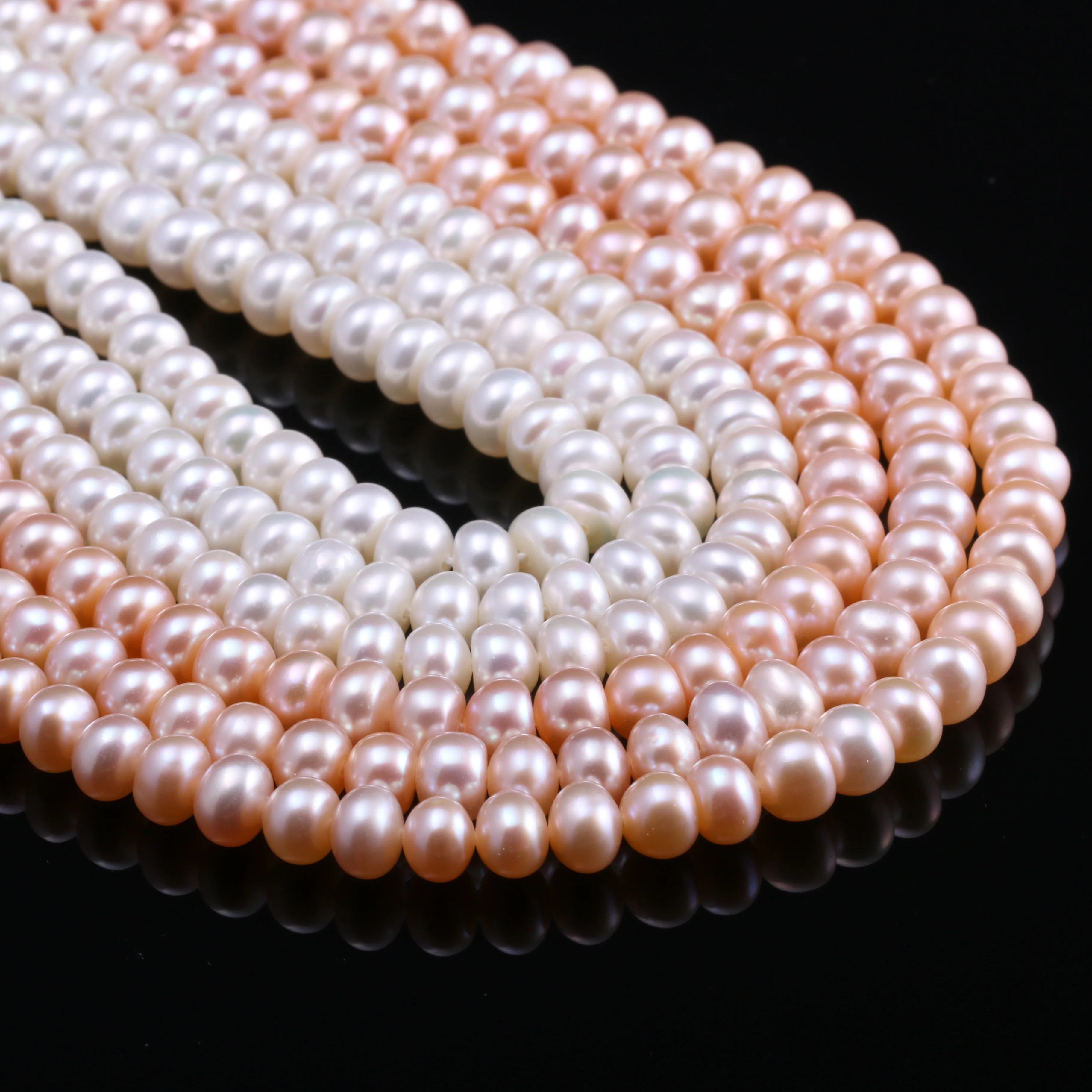

Natural Freshwater Pearls Beads High Quality 38 cm Punch Loose Beads for Jewelry Making DIY Women Necklace Bracelet 5-6 mm