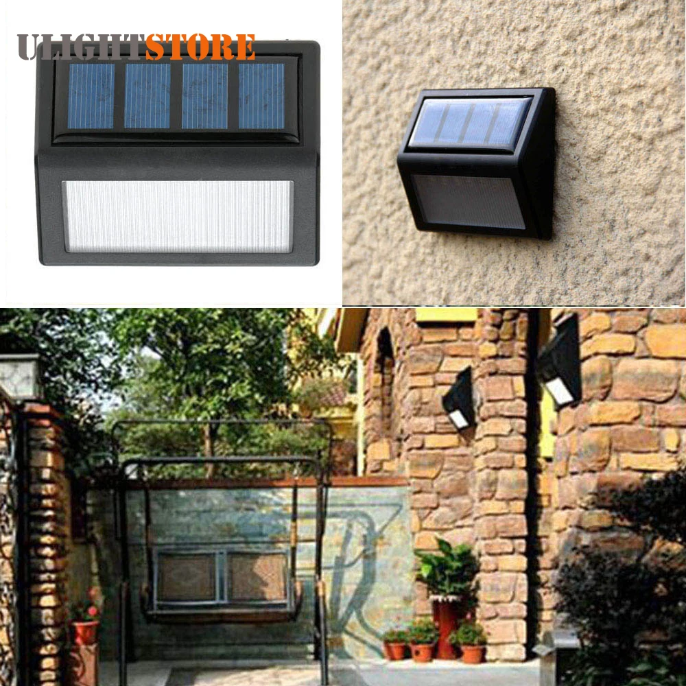 

Ruocin Solar Power Panel 6 LED Wall Light PIR Motion Sensor Outdoor Waterproof Garden Yard Patio Pathway Street Security Lamp