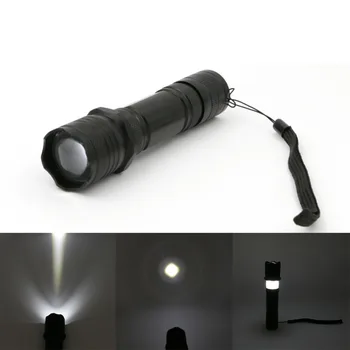 

2 In 1 Mini Led Flashlight And Camp Light Potable 3 Modes Flashlight Torch For Camping Lamp Torch By 3*AAA Battery