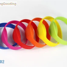 Bg-02 100 шт./лот 125 кГц T5577/T5567/T5557 Перезаписываемый RFID Браслет Копировать Клон удостоверения личности для Бассейны сауна тренажерный зал