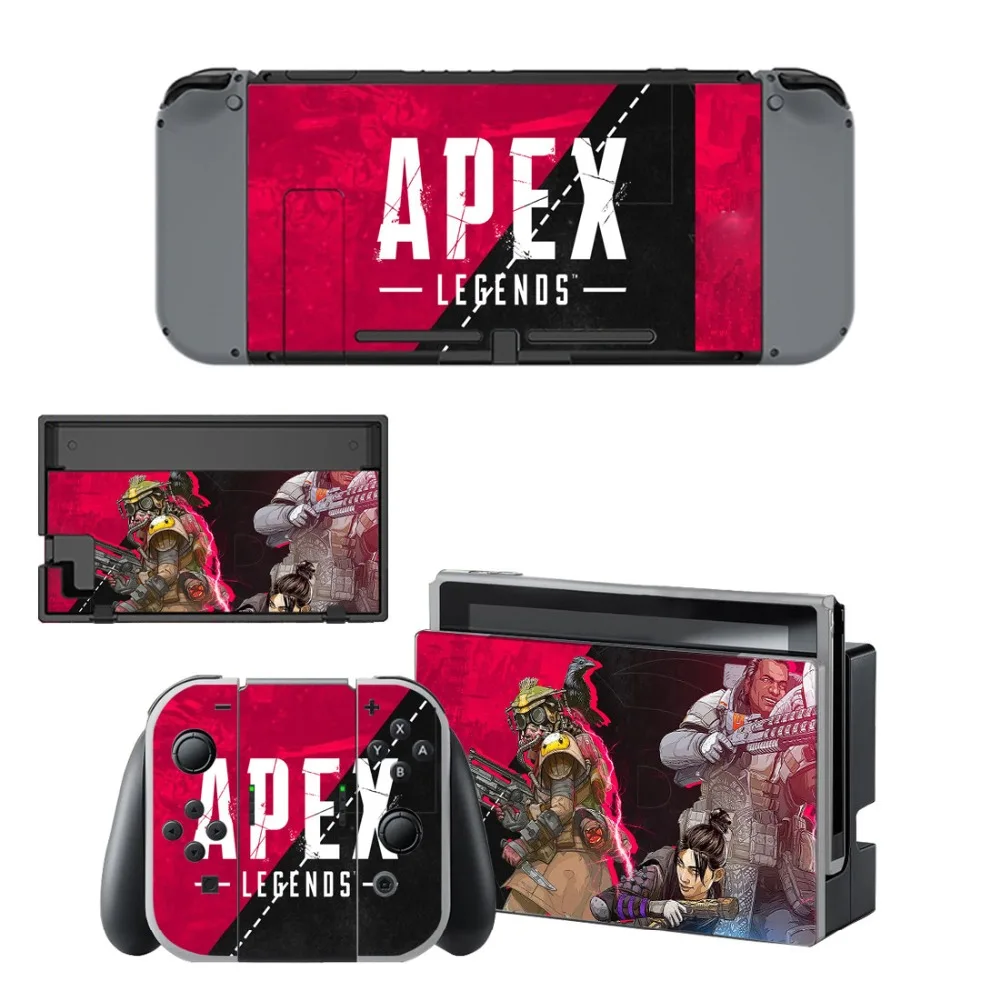 

Nintend Swtich Skin Apex legends Vinyl Skin Decal Sticker Wrap for Nintendo Switch Console Joy-Con Dock Skins