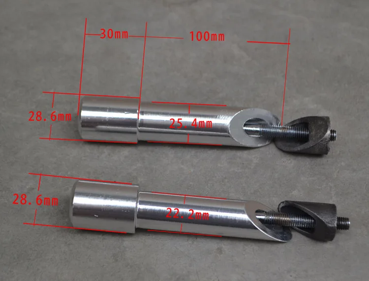 Aluminium Alloy Bicycle Stem Quill Stem Ahead Adapter 22.2mm* 28.6mm