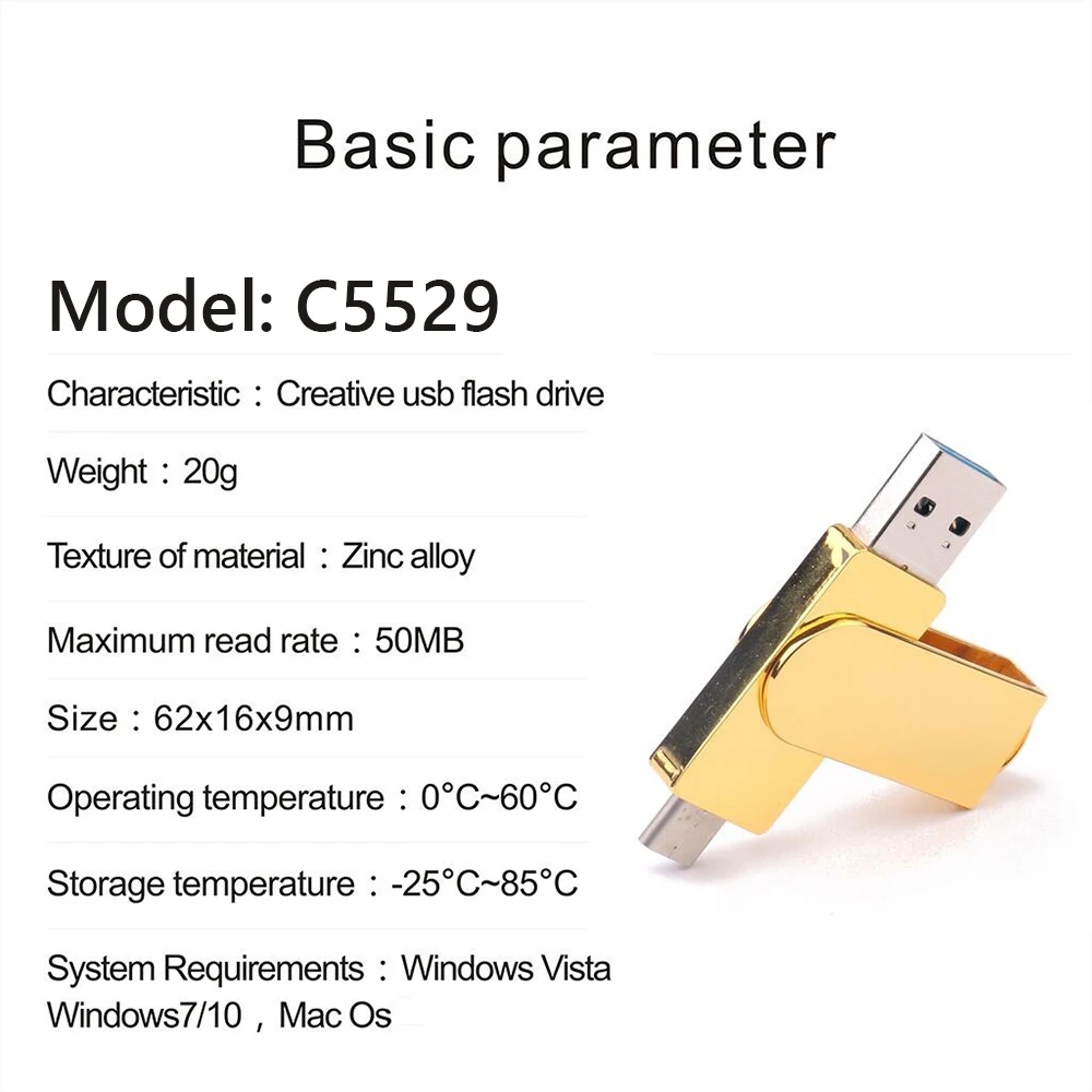 USB флеш накопитель Type C для компьютеров и телефонов|USB флэш-накопители| |