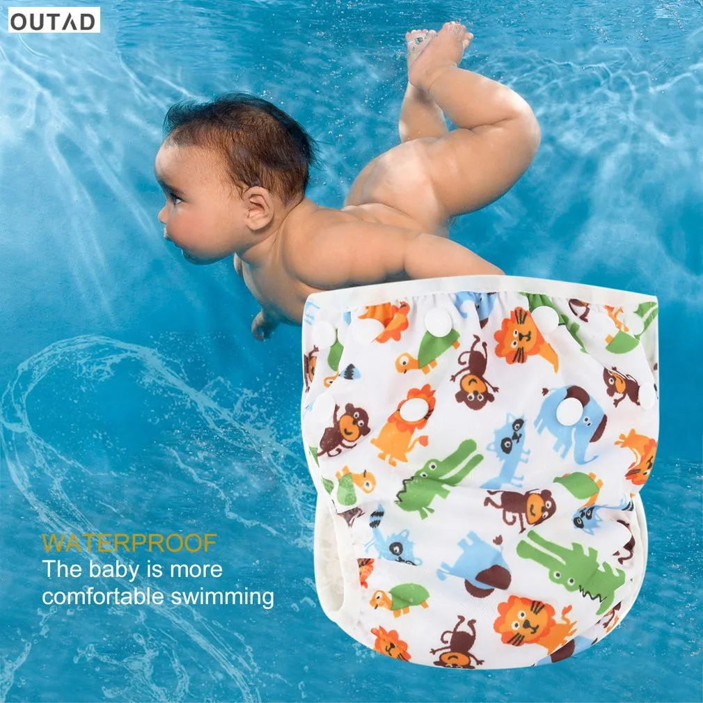Hot OUTAD Baby Waterproof Adjustable Swim Diaper Pool Pant For 3 15KG