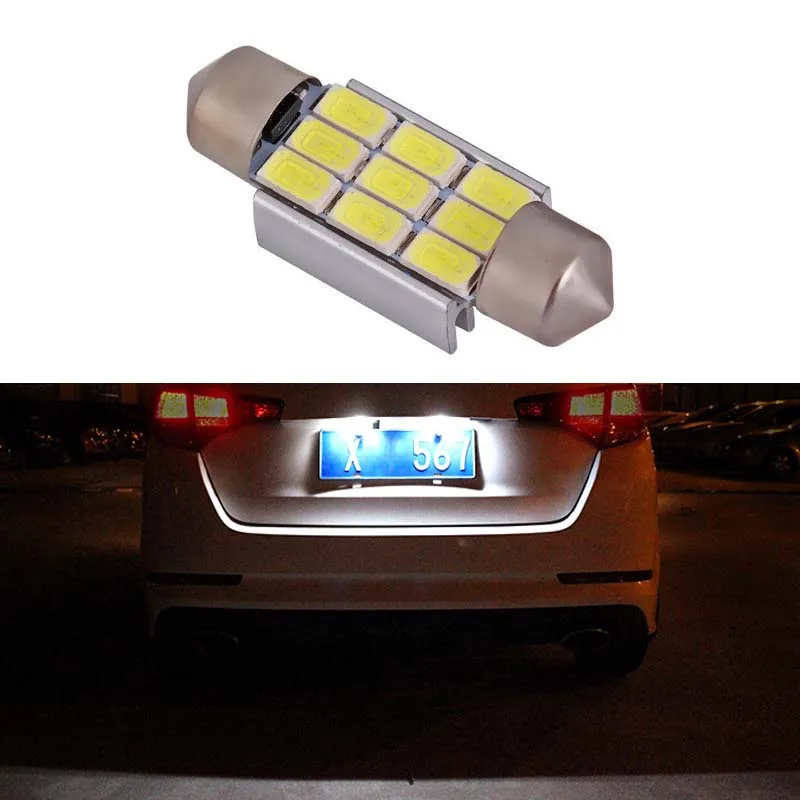 

1X Canbus No Error 36MM C5W LED License Plate Light For Audi A2 A3 A4 A5 A6 A7 A8 Q5 Q7 R8 RS4 RS5 RS6 RS7 TT 8L 8P B5 B6