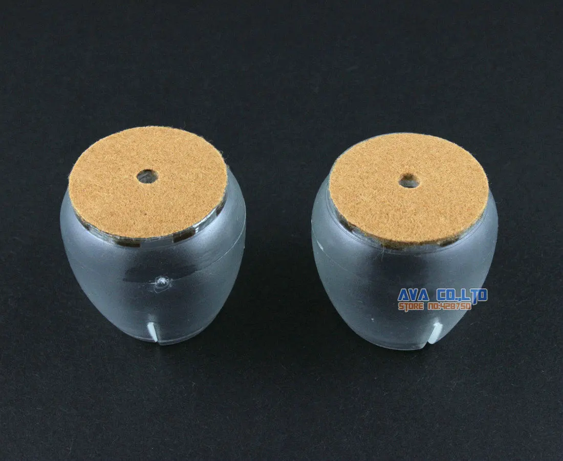 20 Pcs 28*28mm Chair Leg Cap Rubber Feet Protector Pad Cover Round Felt Base